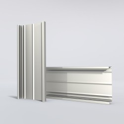 Couverture double peau perforée H nerv 92mm x L400mm 15µ