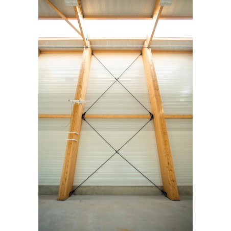 Couverture double peau H nerv 92mm x L500mm 15µ