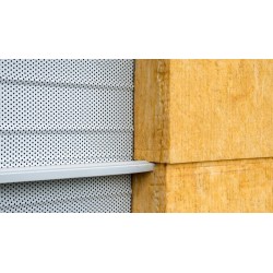 Couverture double peau perforée H nerv 92mm x L500mm 15µ