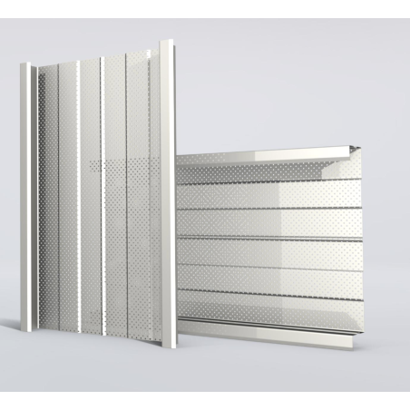 Bardage double peau perforée L600mm x P110mm