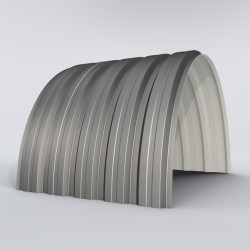 Bardage Tôle sèche avec ventilation Hnerv 35mm x L 1035mm 25µ