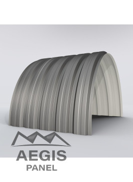 Bardage Tôle sèche avec ventilation Hnerv 35mm x L 1035mm 25µ