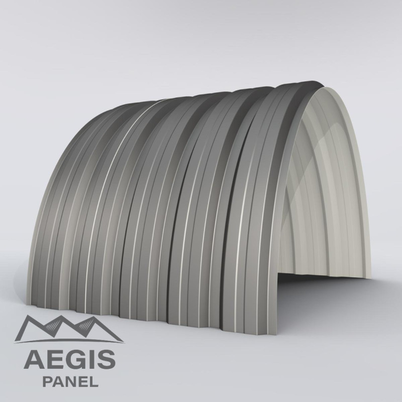 Bardage Tôle sèche avec ventilation Hnerv 35mm x L 1035mm 25µ