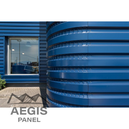 Bardage Tôle sèche avec ventilation Hnerv 35mm x L 1035mm 25µ