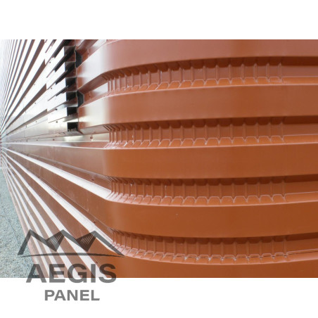 Bardage Tôle sèche avec ventilation Hnerv 35mm x L 1035mm 25µ