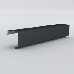 Angle horizontal du bardage 25µ