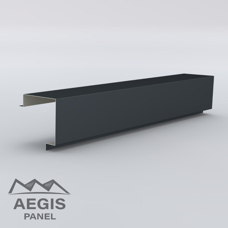 Angle horizontal du bardage 25µ