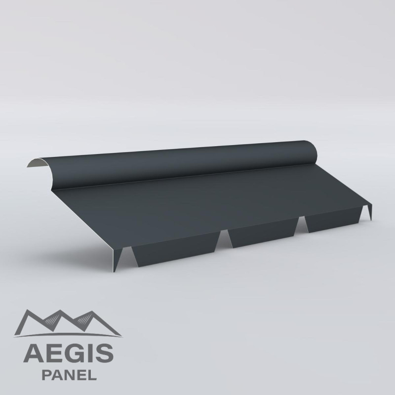 1/2 Faîtière à Boudin 90 crantée 25µ