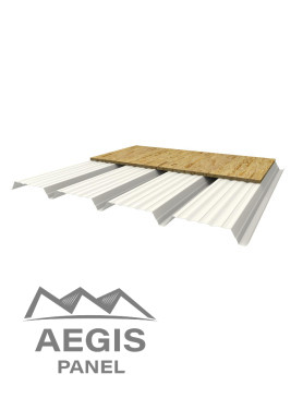 Plancher sec PML Tôle sèche Hnerv 42mm x L1010mm - 252mm