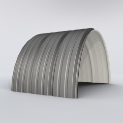 Couverture Tôle sèche Aquafix Hnerv 45mm x L1000mm 25µ