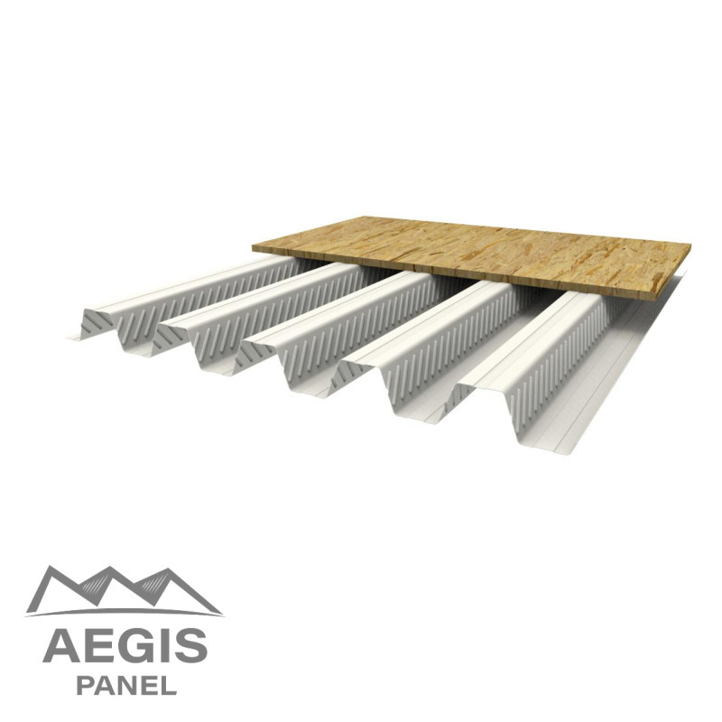 Plancher Collaborant Prépercé H nerv 60 x L 800mm 15µ