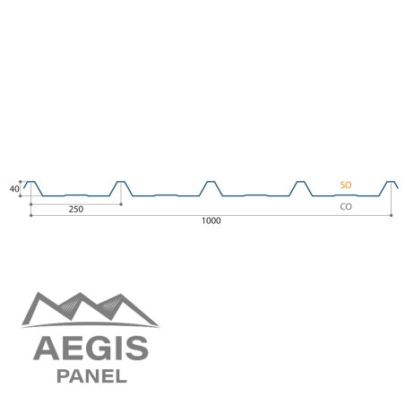 JI 40-250-1000 Toiture - AEGIS PANEL