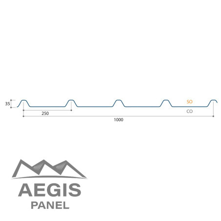 JI 33-250-1000 SR Toiture - AEGIS PANEL
