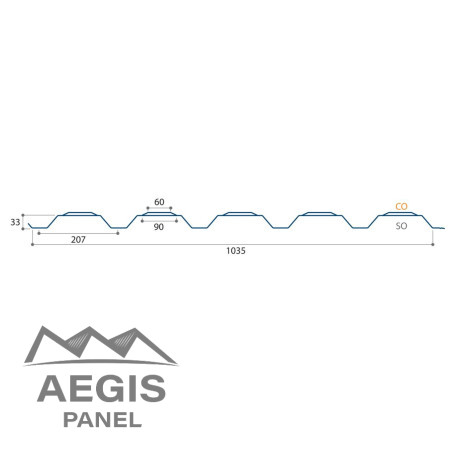 JI 35-207-1035 Bardage avec ventilation - AEGIS PANEL