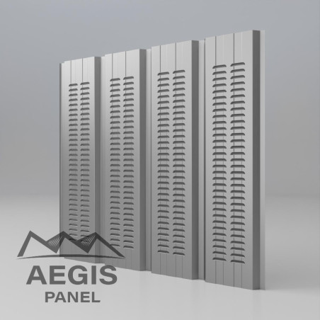 JI 25-267-1070 Creux D'onde Avec ventilation - AEGIS PANEL