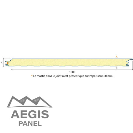 JI FC Wall 1000 (Lisse)  - AEGIS PANEL