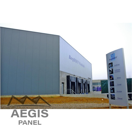 Bardage Panneau Sandwich Vulcasteel Wall (Lisse) 1130mm 25µ