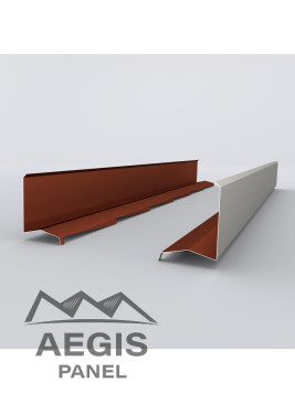 Bande de rive contre mur crantée Panneau-tuile Polyester 35 µ