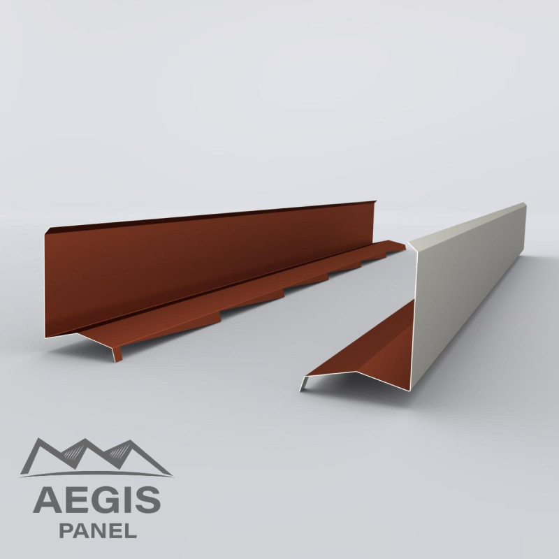 Bande de rive contre mur crantée Panneau-tuile Polyester 35 µ