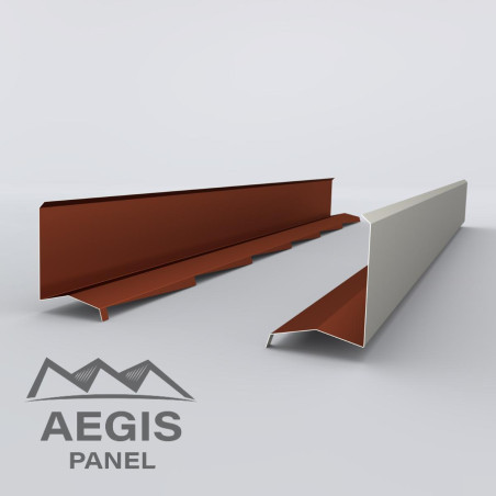 Bande de rive contre mur crantée Panneau-tuile Polyester 35 µ