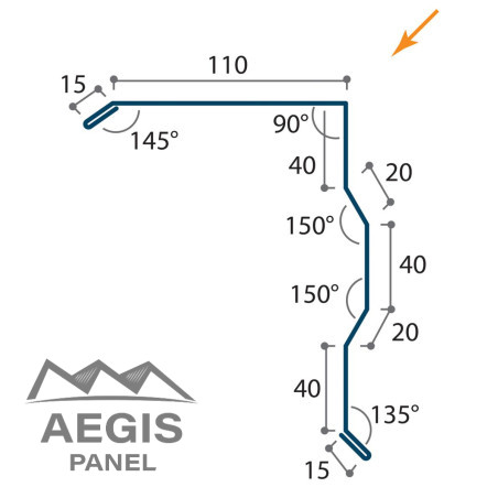 Rive (grande) Tuile  - AEGIS PANEL