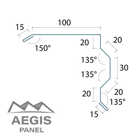 Rive (petit) Tuile  - AEGIS PANEL