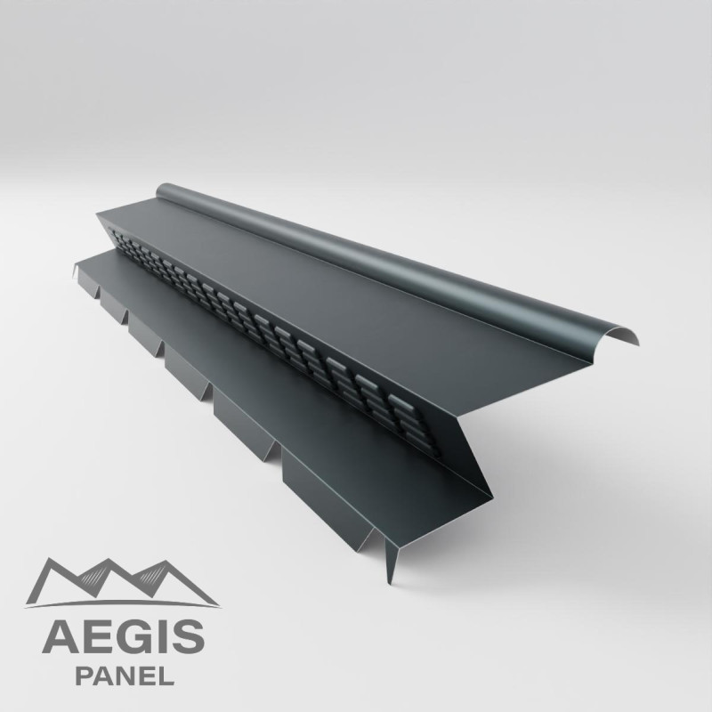 1/2 Faîtière à boudin ventilée crantée - AEGIS PANEL