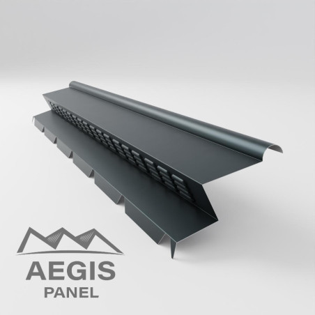 1/2 Faîtière à boudin ventilée crantée - AEGIS PANEL