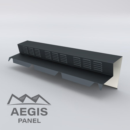 Faîtage sur mur ventilé cranté - AEGIS PANEL