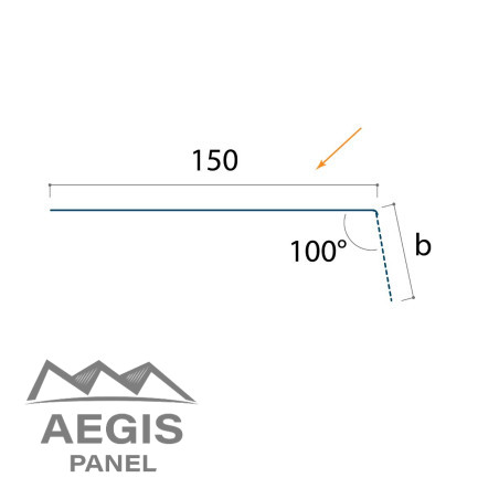 Embout de faîtière crantée Onduroof - AEGIS PANEL