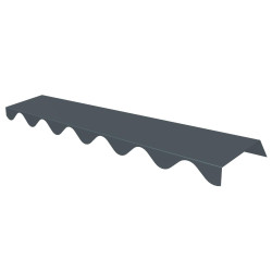 Embout de faîtière crantée Onduroof - AEGIS PANEL