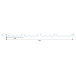 Translucide polycarbonate 33-250-1000- 2.5mm - AEGIS PANEL