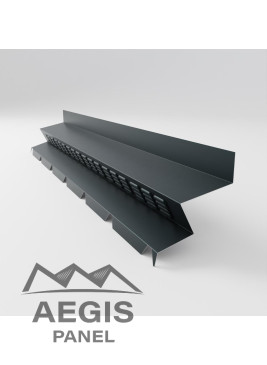 Faîtage contre mur cranté ventilé - AEGIS PANEL