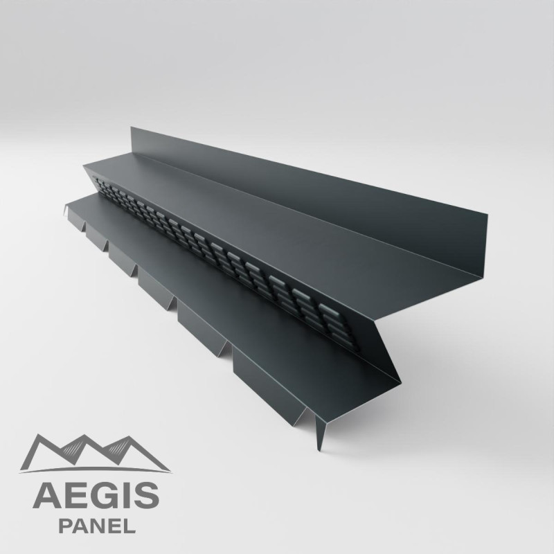 Faîtage contre mur cranté ventilé - AEGIS PANEL