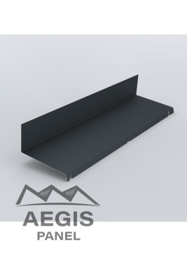 Faîtière contre mur crantée Vieo Edge - AEGIS PANEL