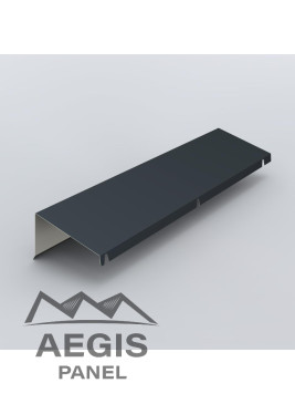 Faîtière sur mur crantée Vieo Edge - AEGIS PANEL