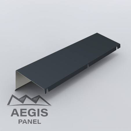 Faîtière sur mur crantée Vieo Edge - AEGIS PANEL