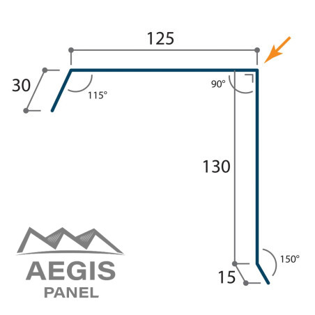 Bande de rive à rejet Vieo Edge - AEGIS PANEL