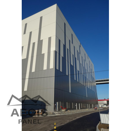 Bardage Panneau Sandwich Vulcasteel 1000FC (Lisse) 1000mm 25µ