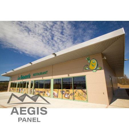 Bardage Panneau Sandwich Vulcasteel 1000FC (Lisse) 1000mm 25µ